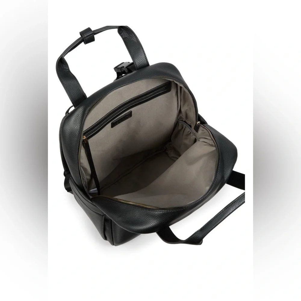 NEW Nicole Miller Black Diaper Bag Backpack